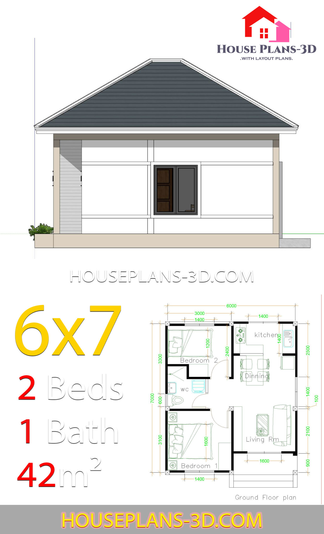 Simple House Plans X With Bedrooms Hip Roof House