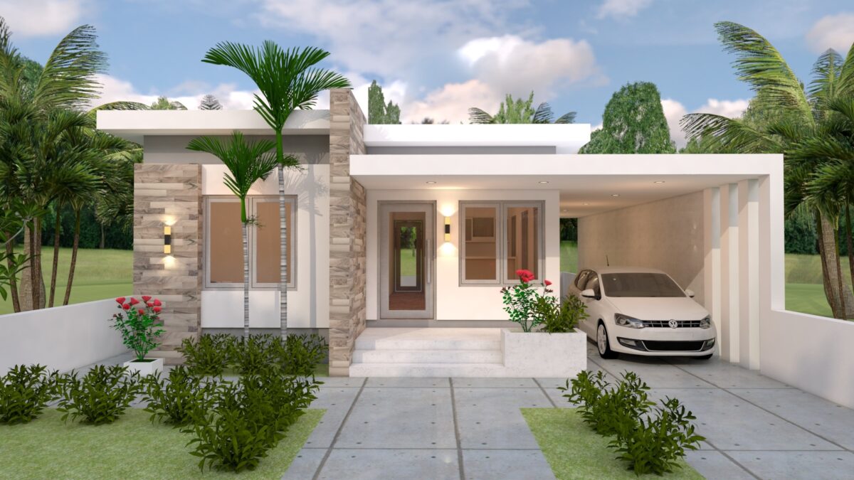 House Design 10x13 with 3 Bedrooms Full Plans 2