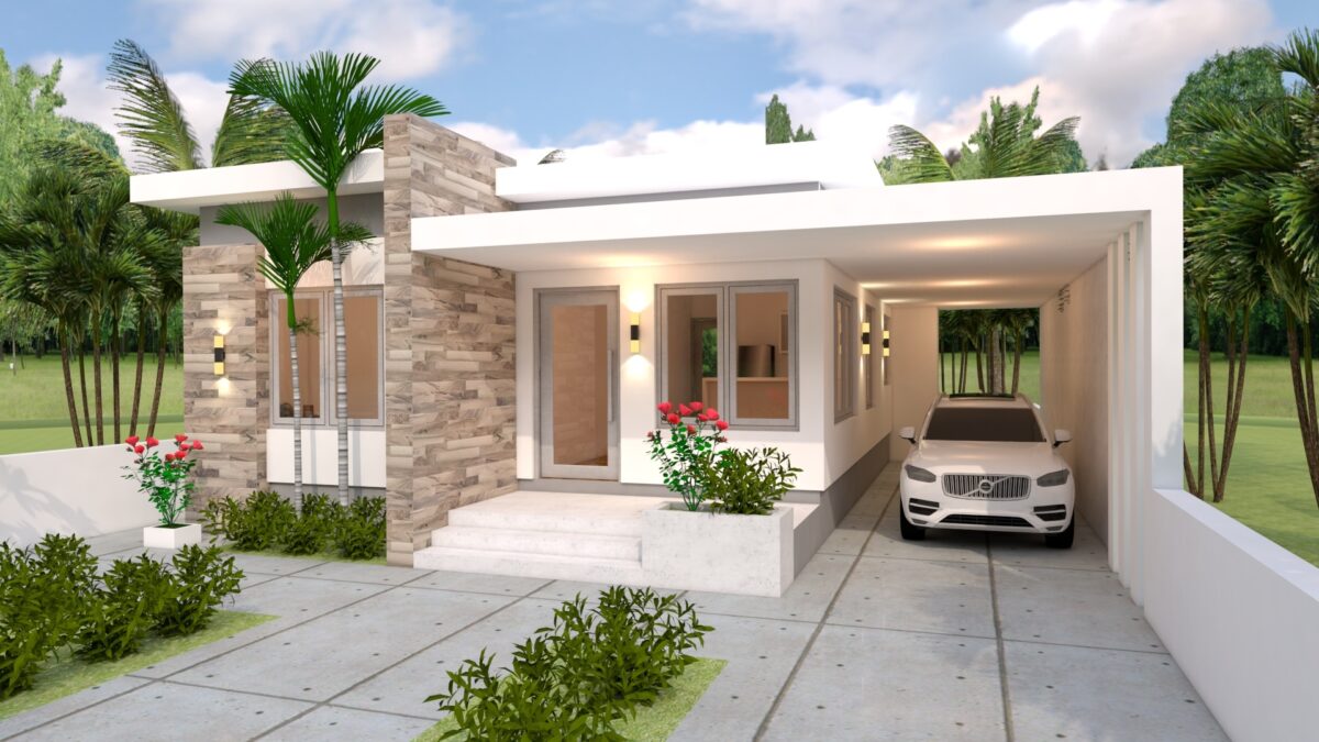 House Design 10x13 with 3 Bedrooms Full Plans 2