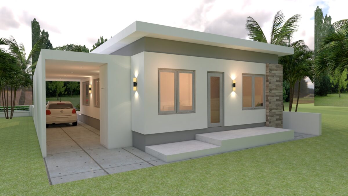 House Design 10x13 with 3 Bedrooms Full Plans - Image 5