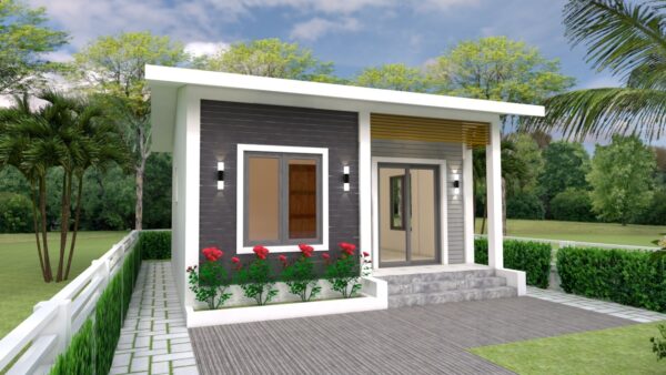 House Design 6x7 with 2 bedrooms