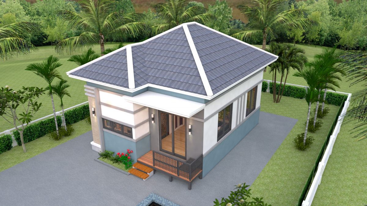House Design 6x8 with 2 Bedrooms