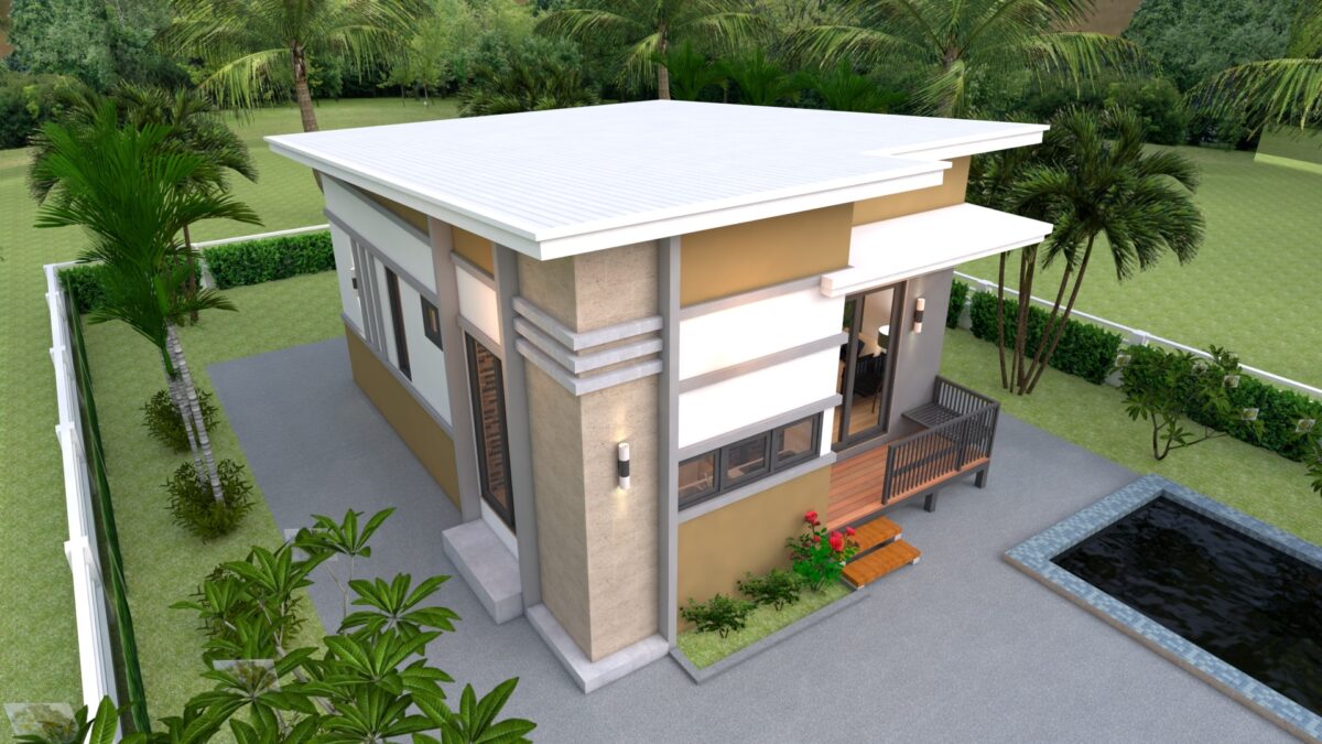 House Design 6x8 with 2 Bedrooms - Image 7