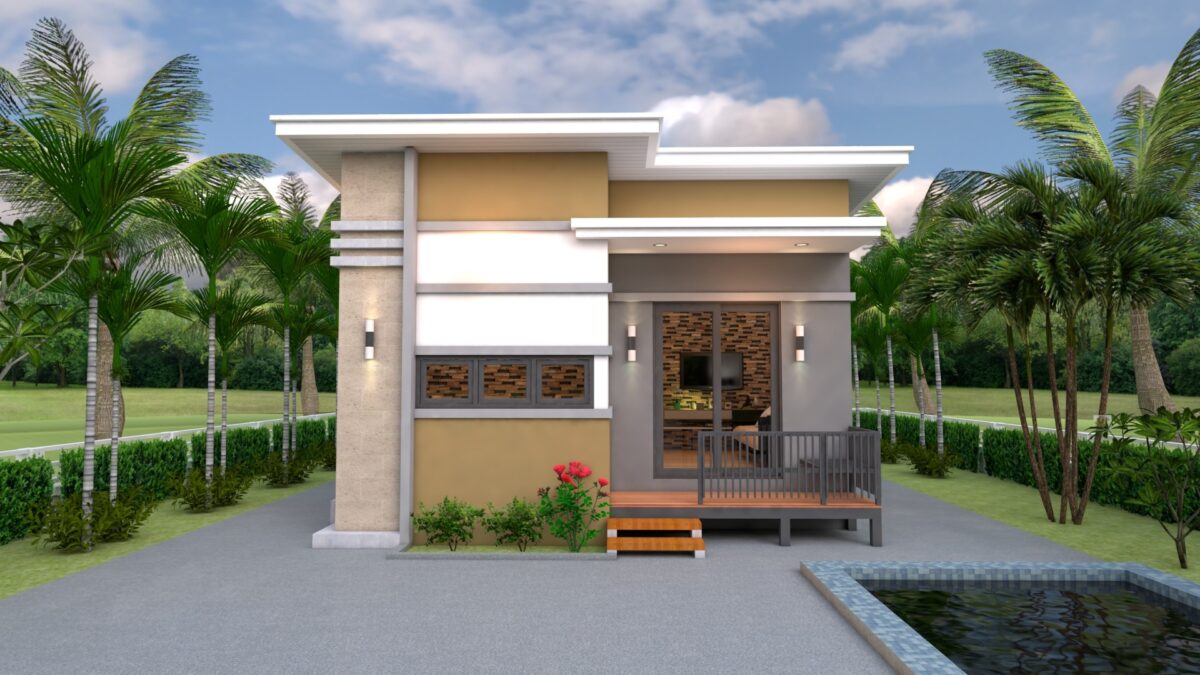 House Design 6x8 with 2 Bedrooms - Image 3