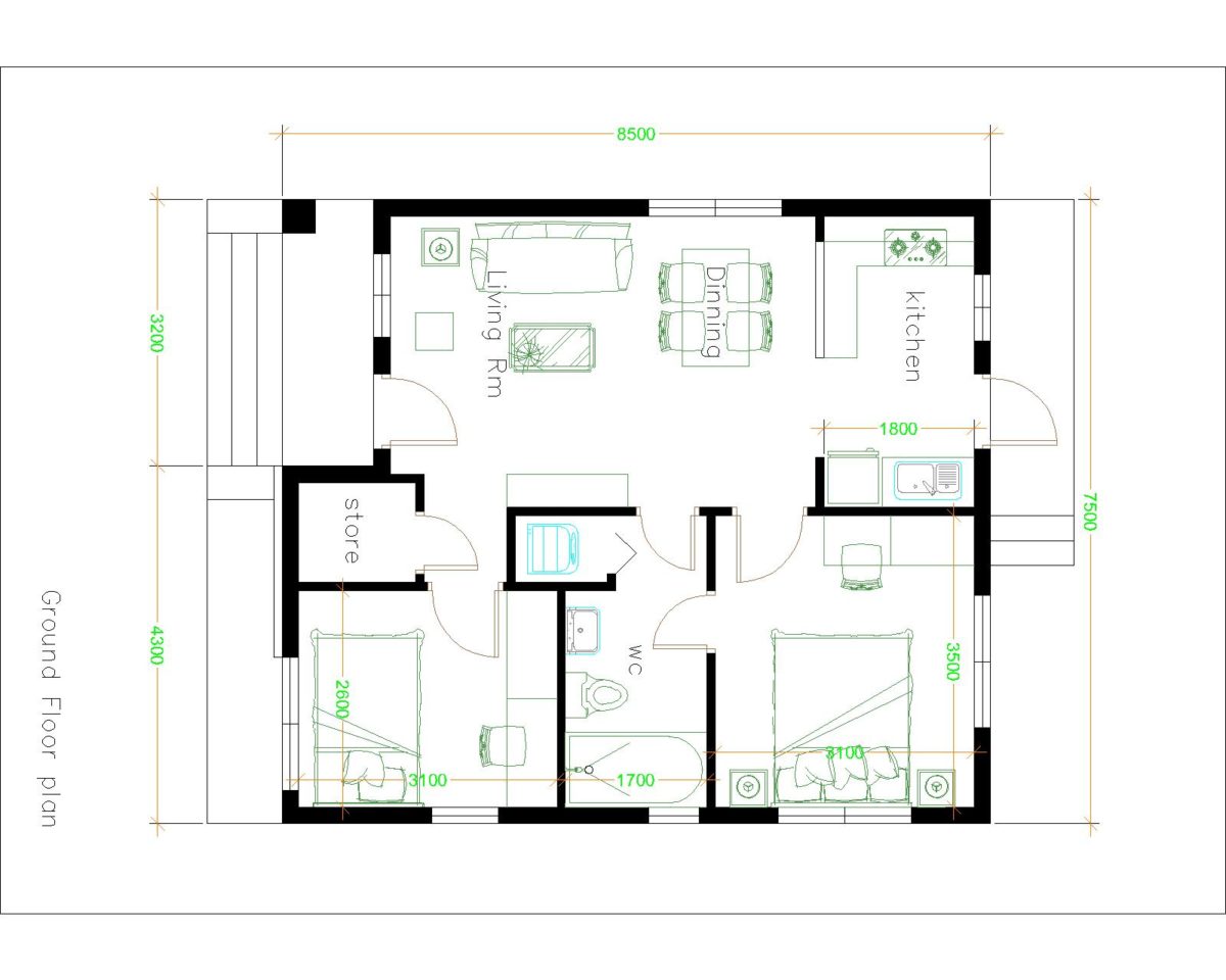 house-plans-7-5x8-5m-with-2-bedrooms-gable-roof-house-plans-3d