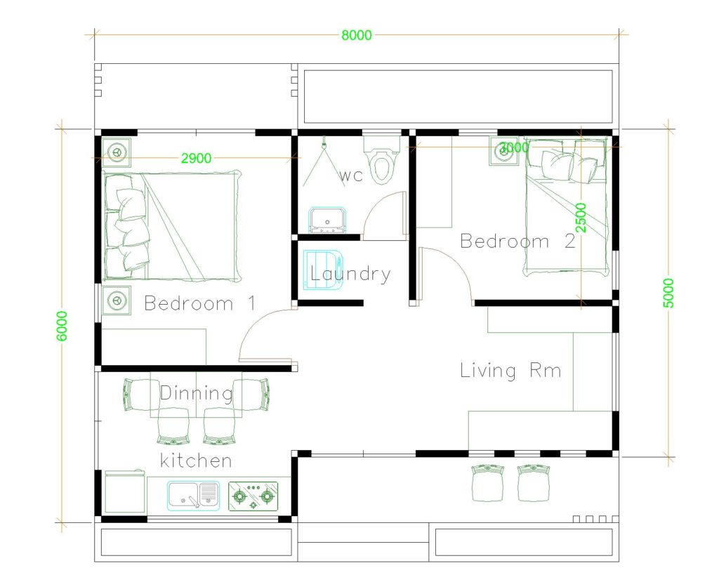 house-plans-3d-8x6-with-2-bedrooms-hip-roof-house-plans-3d