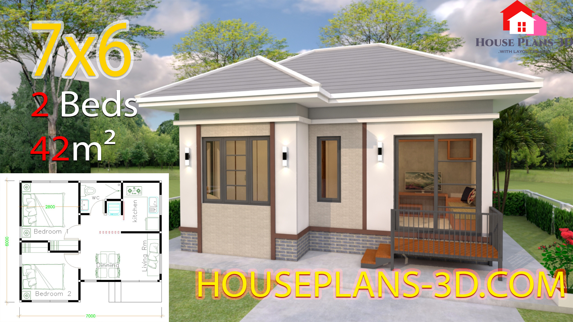 house-plans-design-7x6-with-2-bedrooms-hip-roof-house-plans-3d