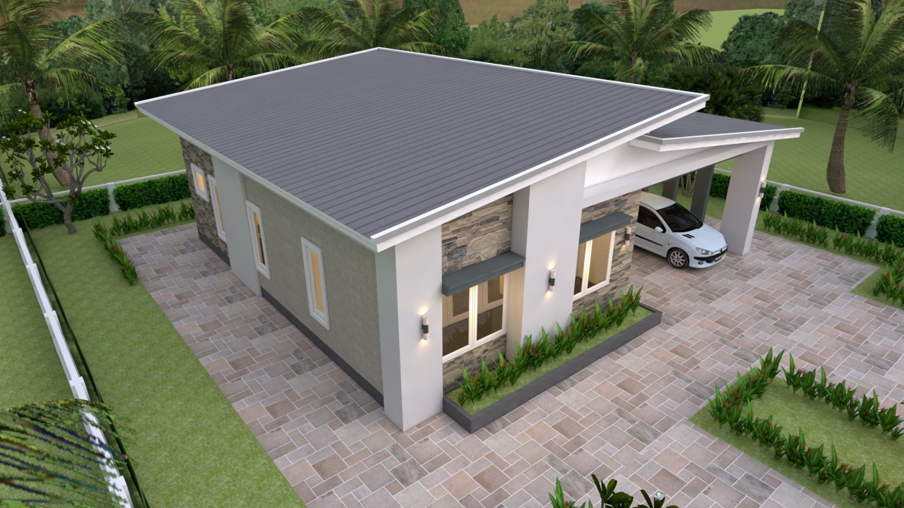 house-plans-12x11-with-3-bedrooms-shed-roof-house-plans-3d