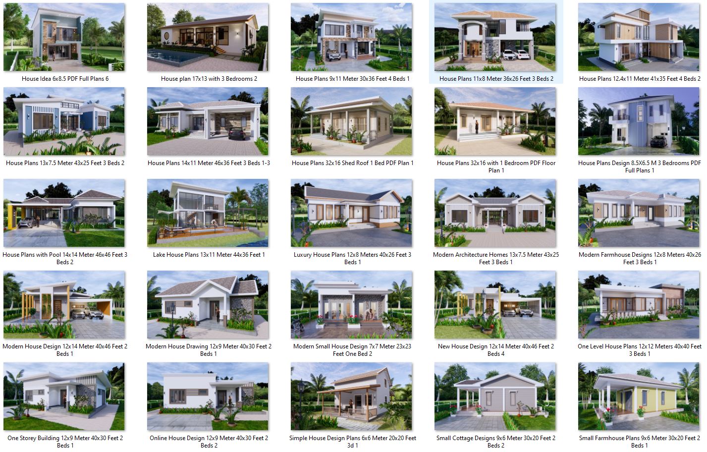 74 House Design Plans Available For Sell 02