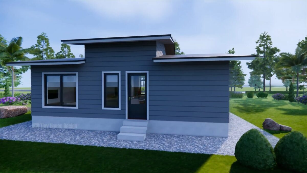 Beautiful Farm House 9x7 House Design (Wooden house ) Plan - Image 7