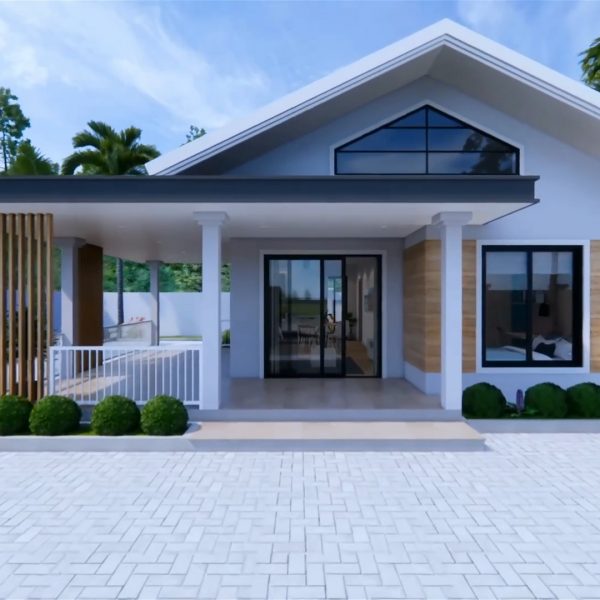 Beautiful Small House 6 x9 m Design with 2 Bedrooms