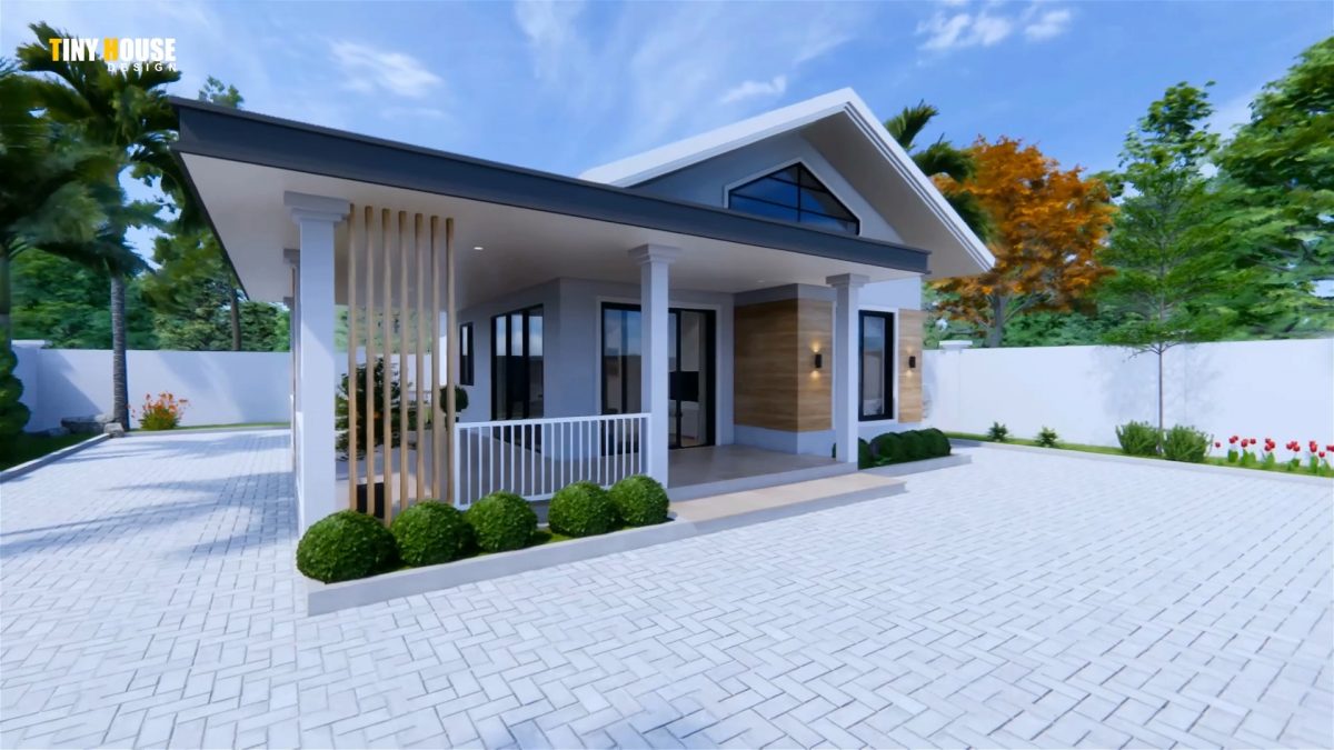 Beautiful Small House 6 x9 m Design with 2 Bedrooms