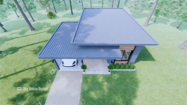 Beautiful Small House 9x10 m Simple life with small house - House Plans 3D