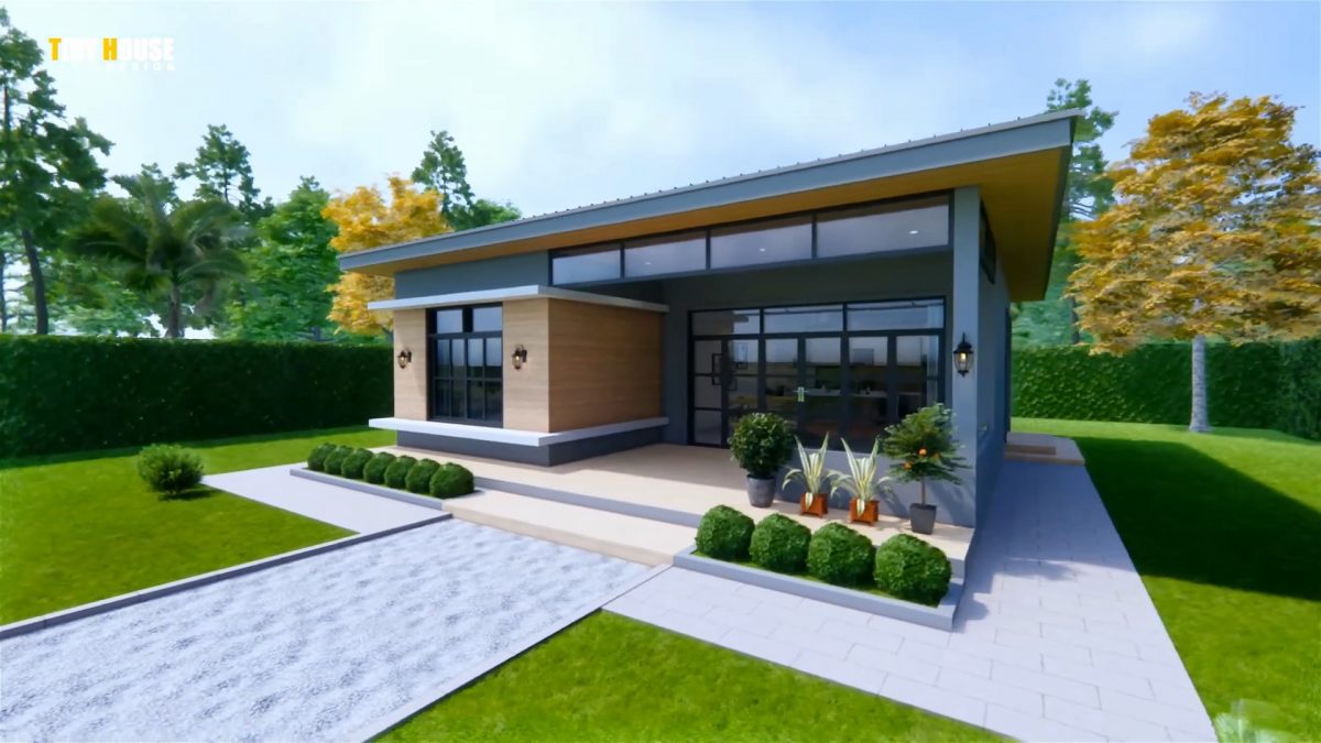 Beautiful Small House 9x9 m House Design 2 Bedrooms