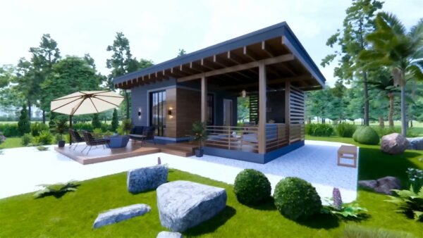 Beautiful Tiny House 8x5 M Farmhouse Design