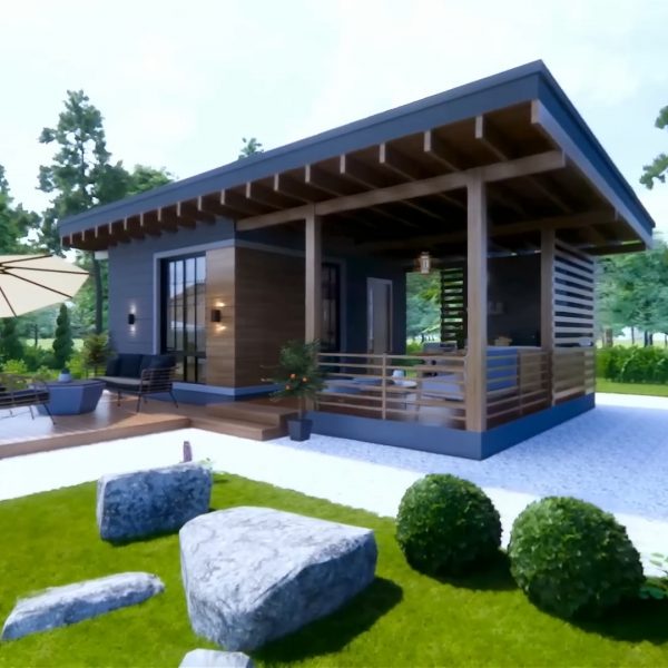 Beautiful Tiny House 8x5 M Farmhouse Design
