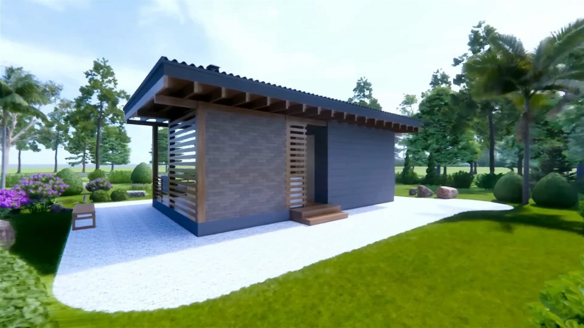 Beautiful Tiny House 8x5 M Farmhouse Design