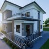 House Design 2 Storey 8.50m x 10m (85 sqm) 4 Bedrooms