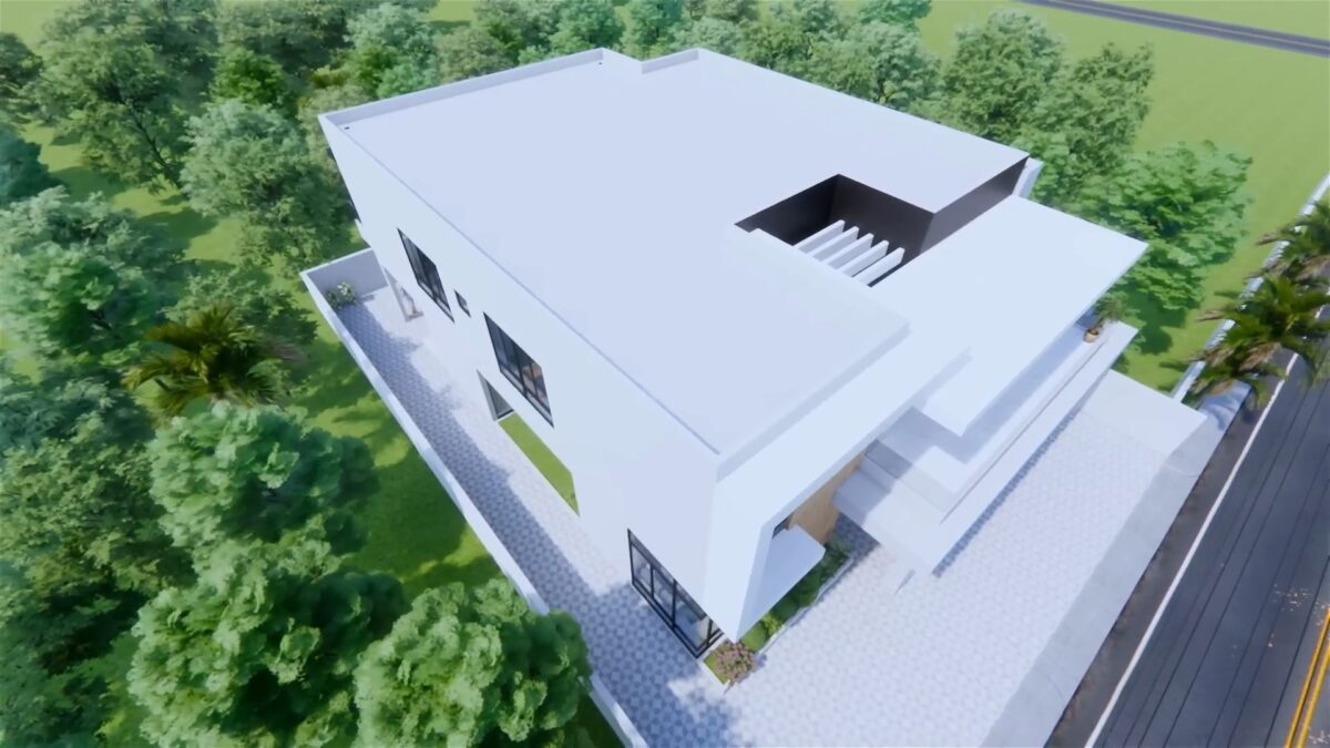 Modern House Design 15x19 M 2 Storey House with 6 Bedrooms