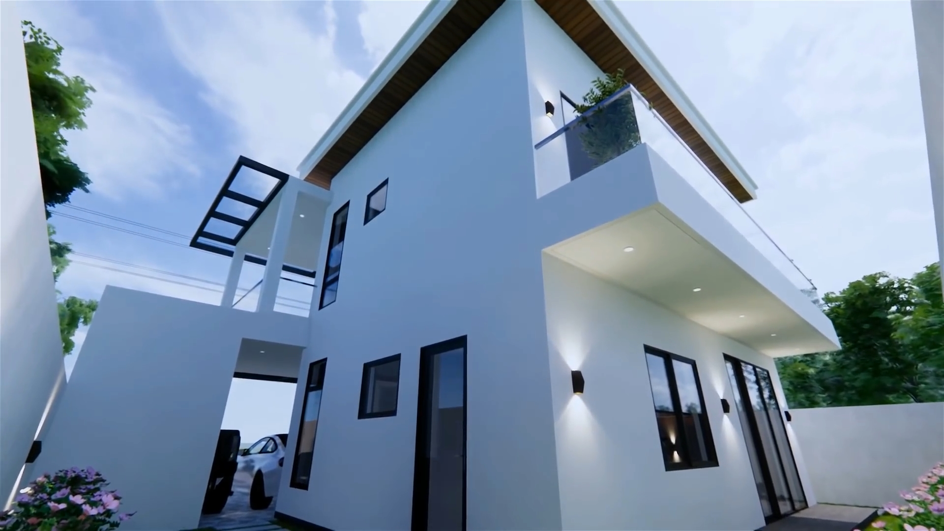 Modern House Design 8x10 m 2storey House with 3Bedroom 