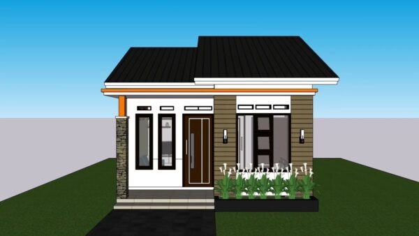 16x23 Tiny Home Designs 5x7 Meter 2 Beds 1 bath