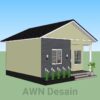 20x20 Small Home Floor Plans 6x6 Meter 2 Bed 1 bath - Image 4