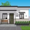 20x30 Small Cabin Plans 6x9M with 2 Beds 1 Bath