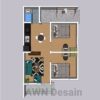 20x30 Small Cabin Plans 6x9M with 2 Beds 1 Bath