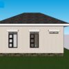 23x20 Small Modern House Plans 7x6 Meter 2 Beds 1 bath - Image 5