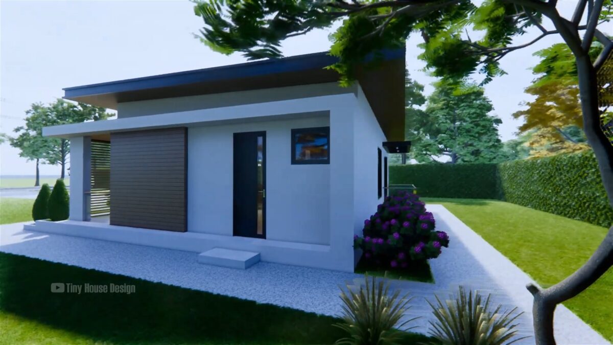 30x26 Beautiful Small House 9x8 Meter 2 Beds 2 Bath