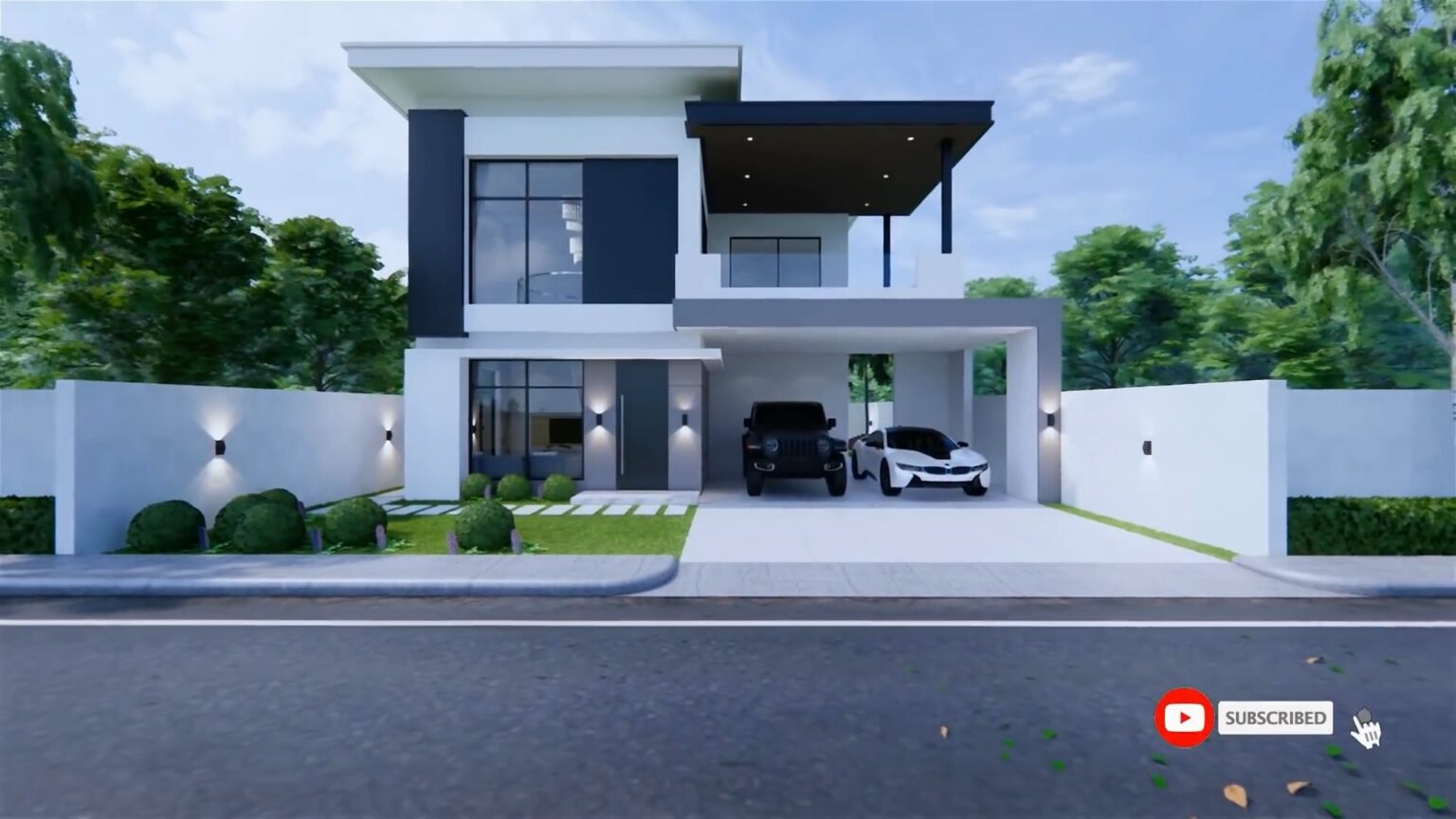 39x39 House Design Plan 12x12 Meter 4 Bedrooms 3 Baths - House Plans 3D