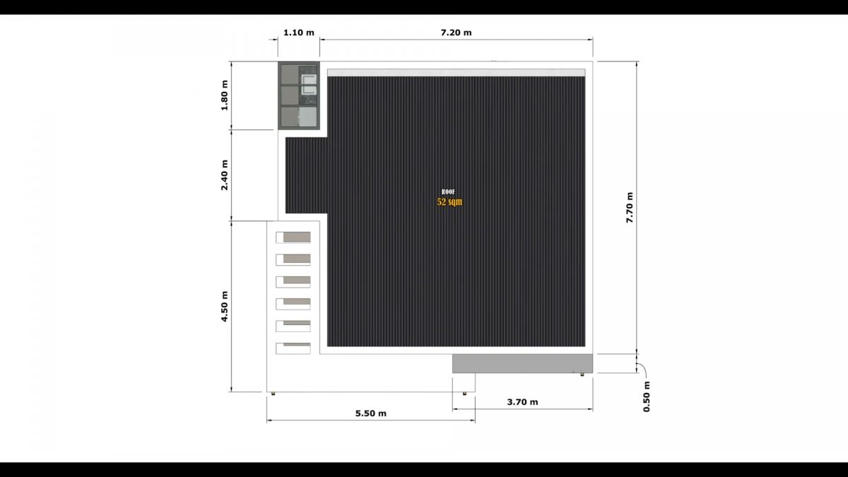 23x25 Small House Design 7x7.5 Meter Simple House 3 Bedrooms 2 Bathrooms 2