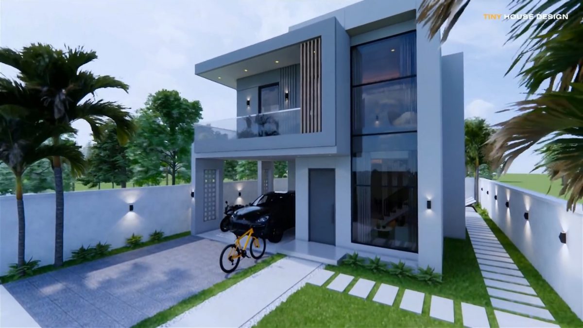 23x30 House Design Plans 7x9 Meter Simple House 4 Bedrooms 3 Bathrooms PDF Full Plan