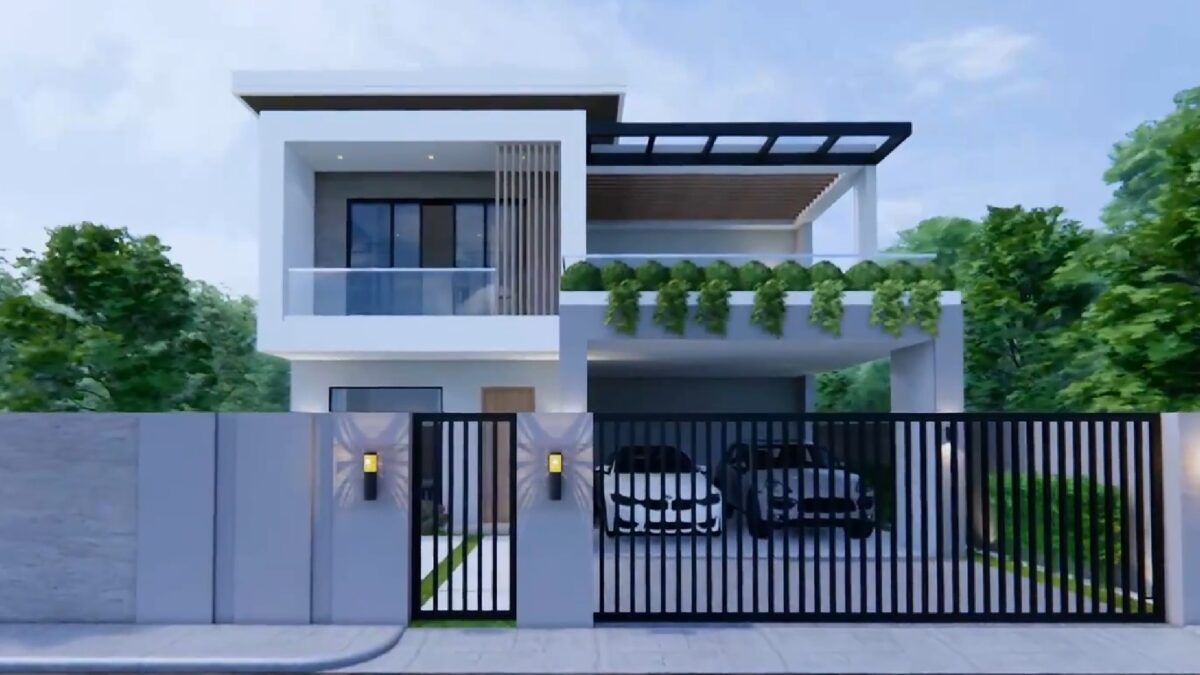 30x39 House Design Modern 9x12 M House 2 Storey 4 Bedrooms