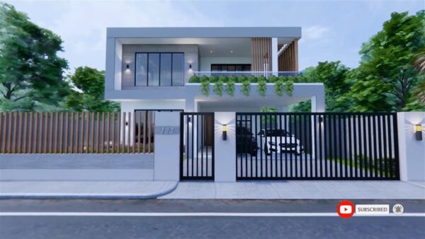 30x49 House Design Plans 9x15 Meter Modern house 5 Bedrooms 5 Bathrooms