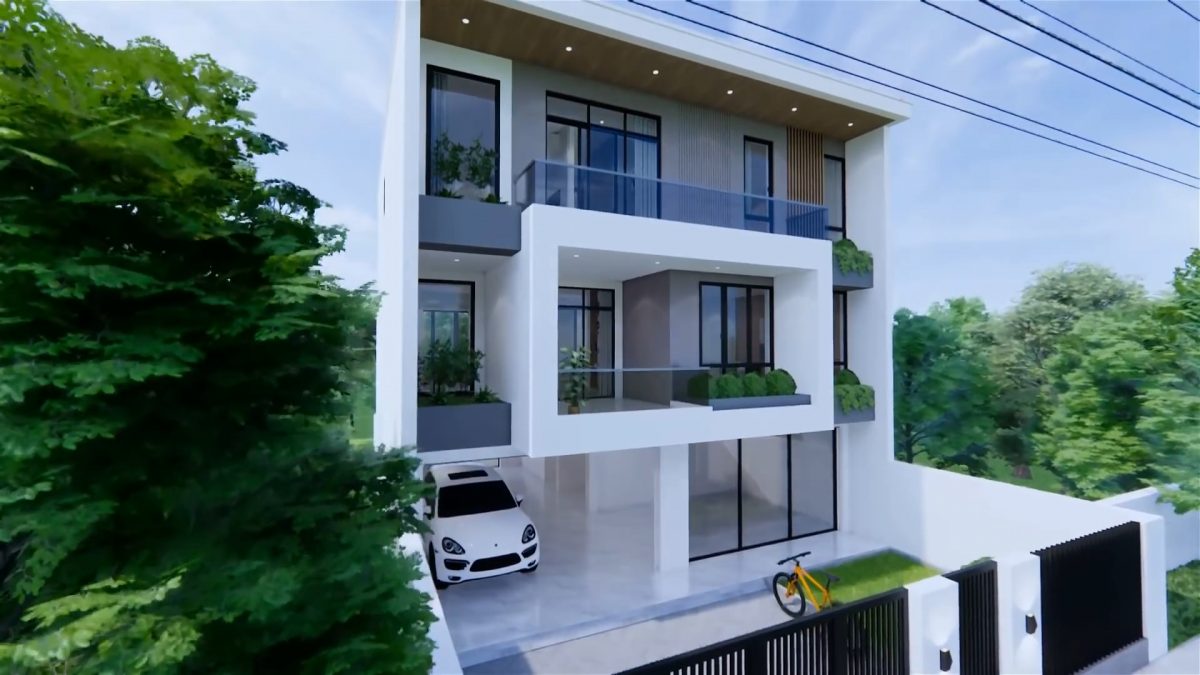 33x33 House Design Plans 10x10 Meter Modern House 4 Bedrooms 6 Bathrooms PDF Full Plan