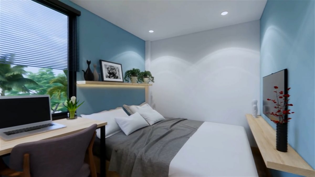 Best House Design 17x26 Feet Home Design 5x8 M 2 Bed 2 Bath
