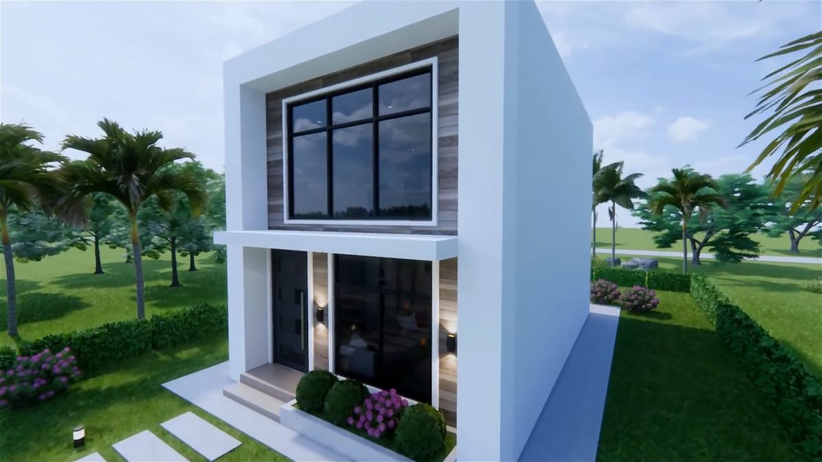 Best House Design 17x26 Feet Home Design 5x8 M 2 Bed 2 Bath