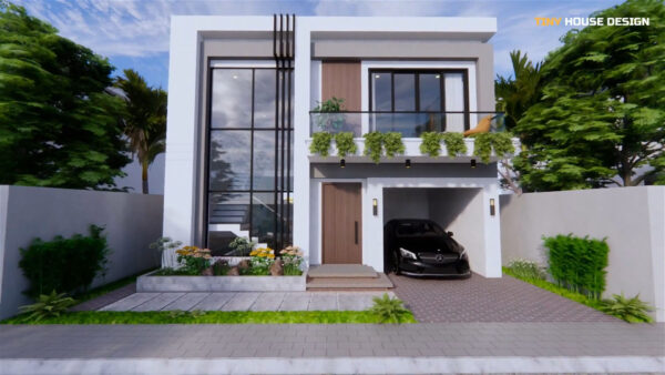 House Design 26x31 Feet Home Plan 8x9.5 M 3 Bed 3 Bath