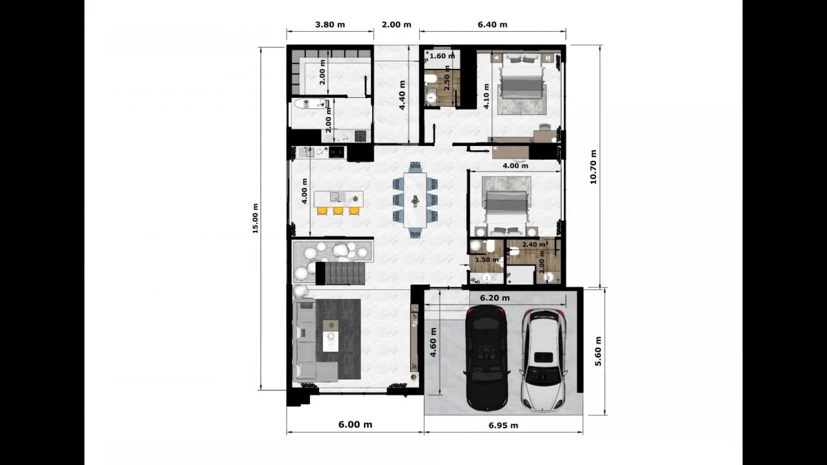 House Design 39x49 Feet Home Design 12x15 M 5 Bedrooms 7 Baths