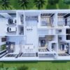 New House Design 39x66 Feet 12x20 Meter 4 Beds 4 Baths