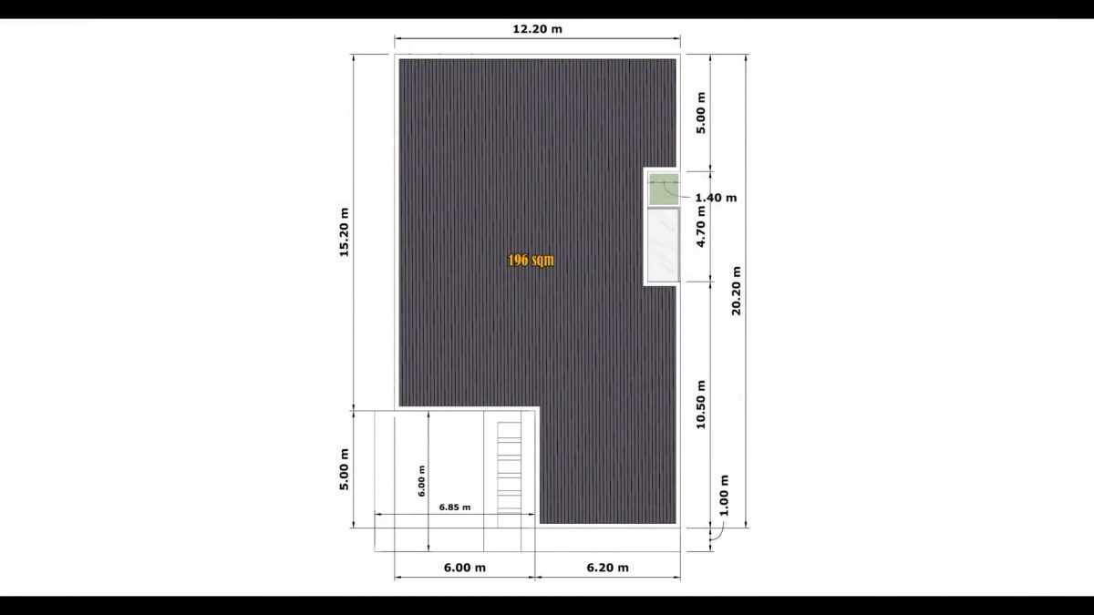 New House Design 39x66 Feet 12x20 Meter 4 Beds 4 Baths