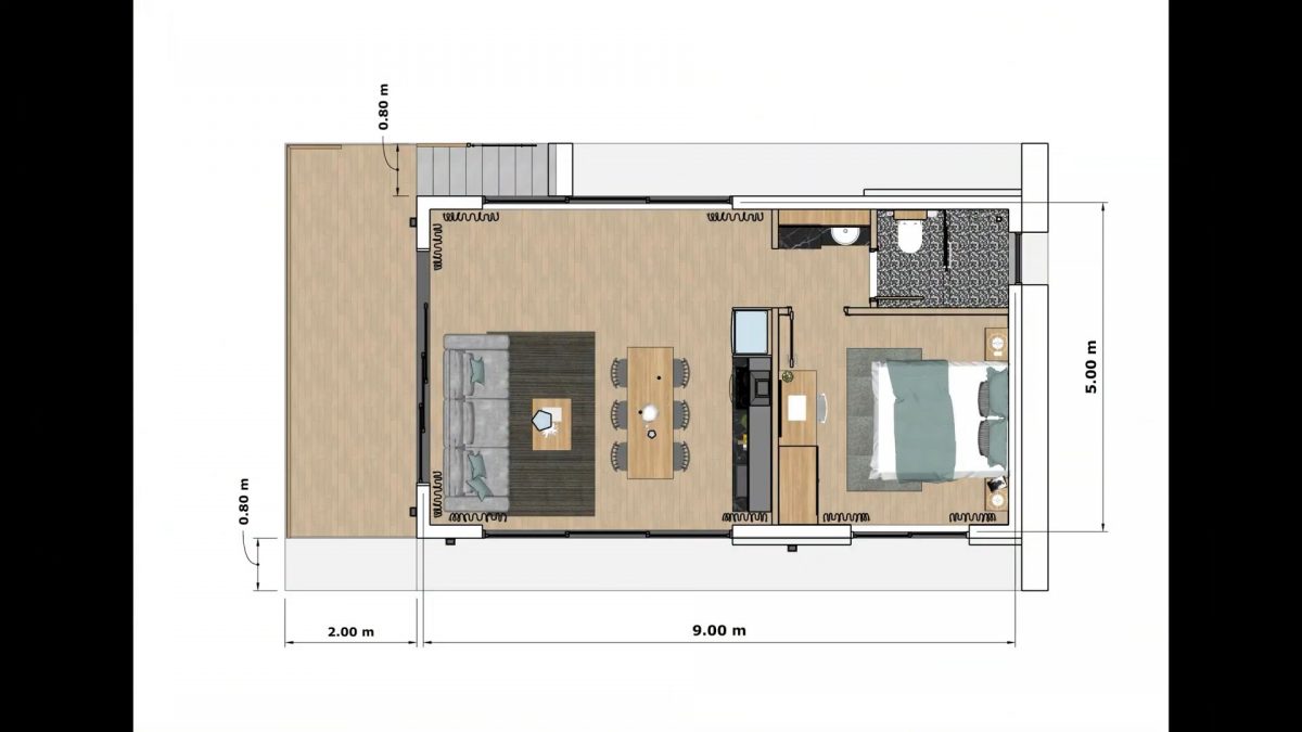 Small House Design 17x30 Feet Home Design 5x9 M 3 Bed 3 Bath