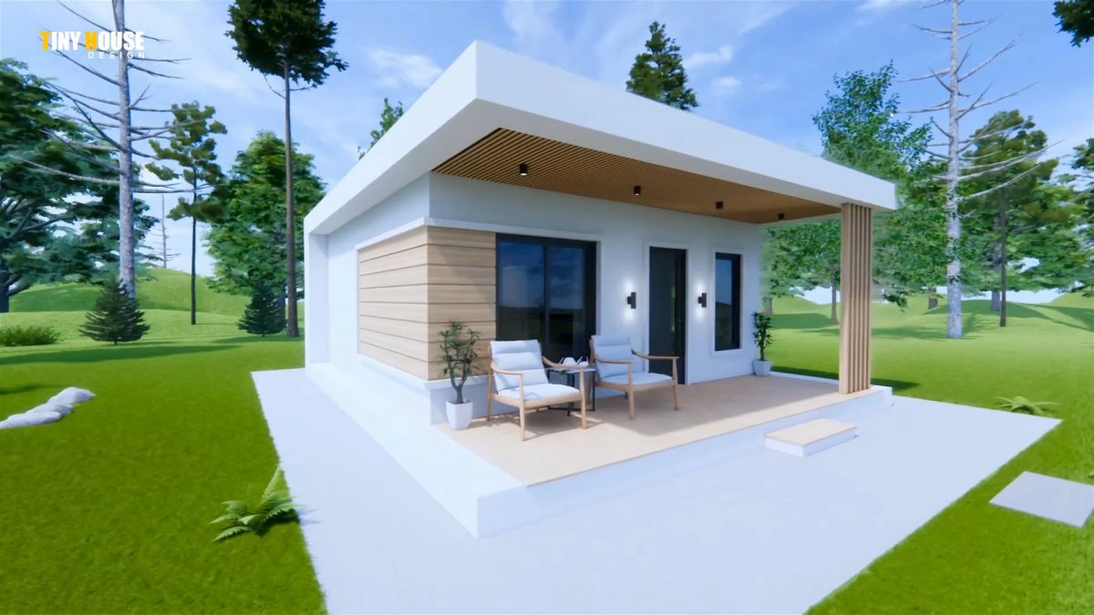 Small House Design 20x20 Feet Home Design Plan 6x6 M 1 Bed 1 Bath