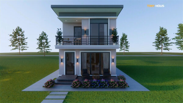 Small House Design 18x18 Feet Home Design 5.5x5.5 M 2 Bed 1 Bath 3