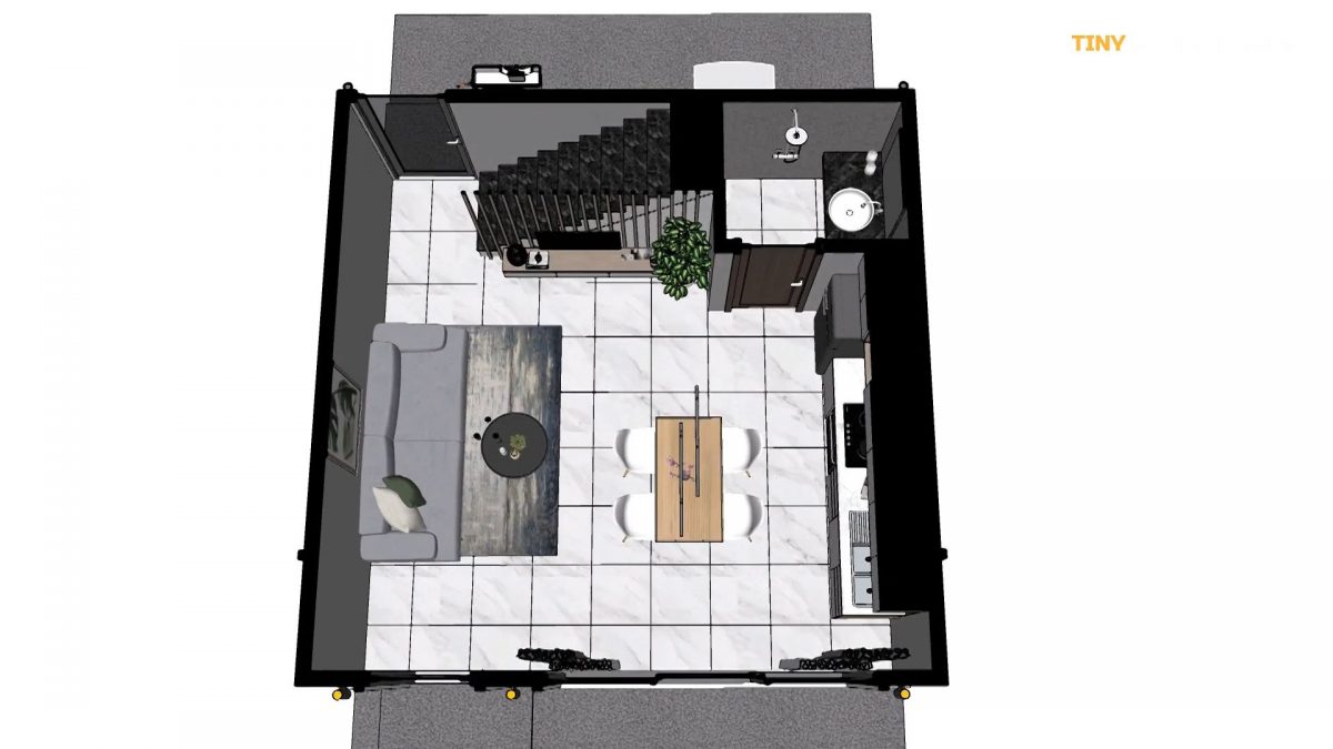 Small House Design 18x18 Feet Home Design 5.5x5.5 M 2 Bed 1 Bath