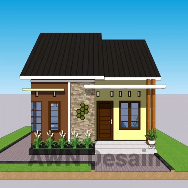 Small House Design 20x33 Feet Home design plan 6x10 Meter 3 Bed 1 bath PDF Full Plan