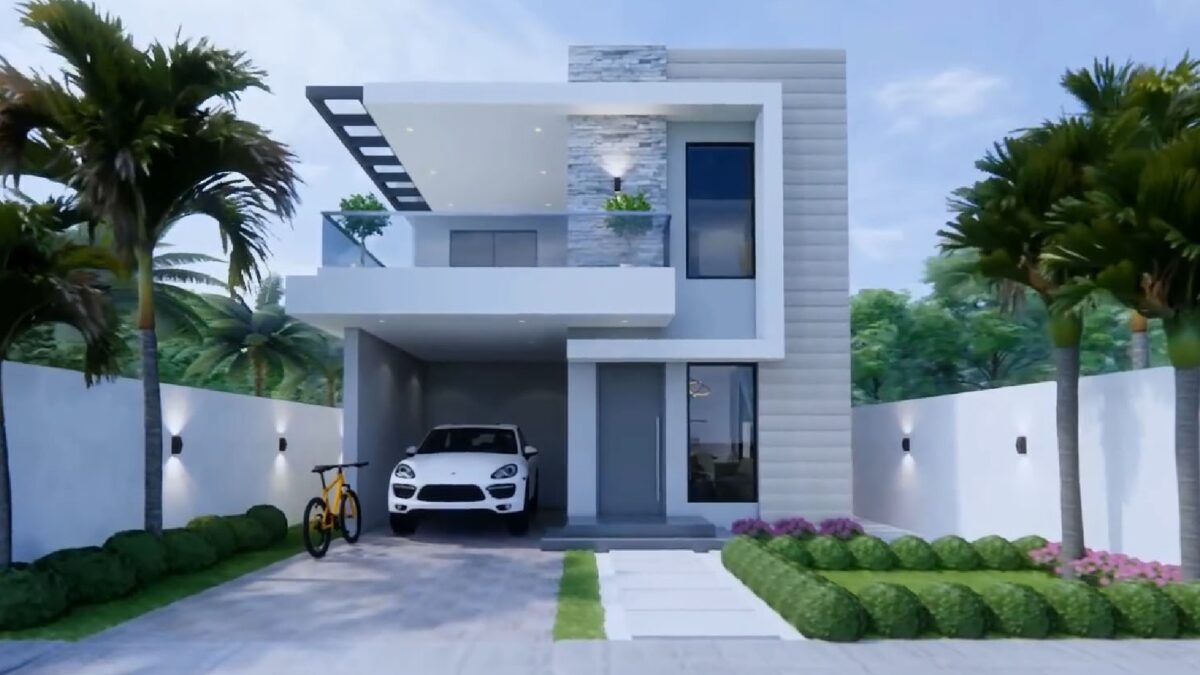 Small House Design 23x30 Feet Home Design 7x9 M 3 Bed 3 Bath