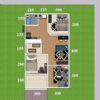Small House Design 6x10 Meter 20x33 Feet 2 Beds 1 bath