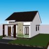 Small House Plans 20x30 Feet 6x9 Meter 3 Bed 1 bath